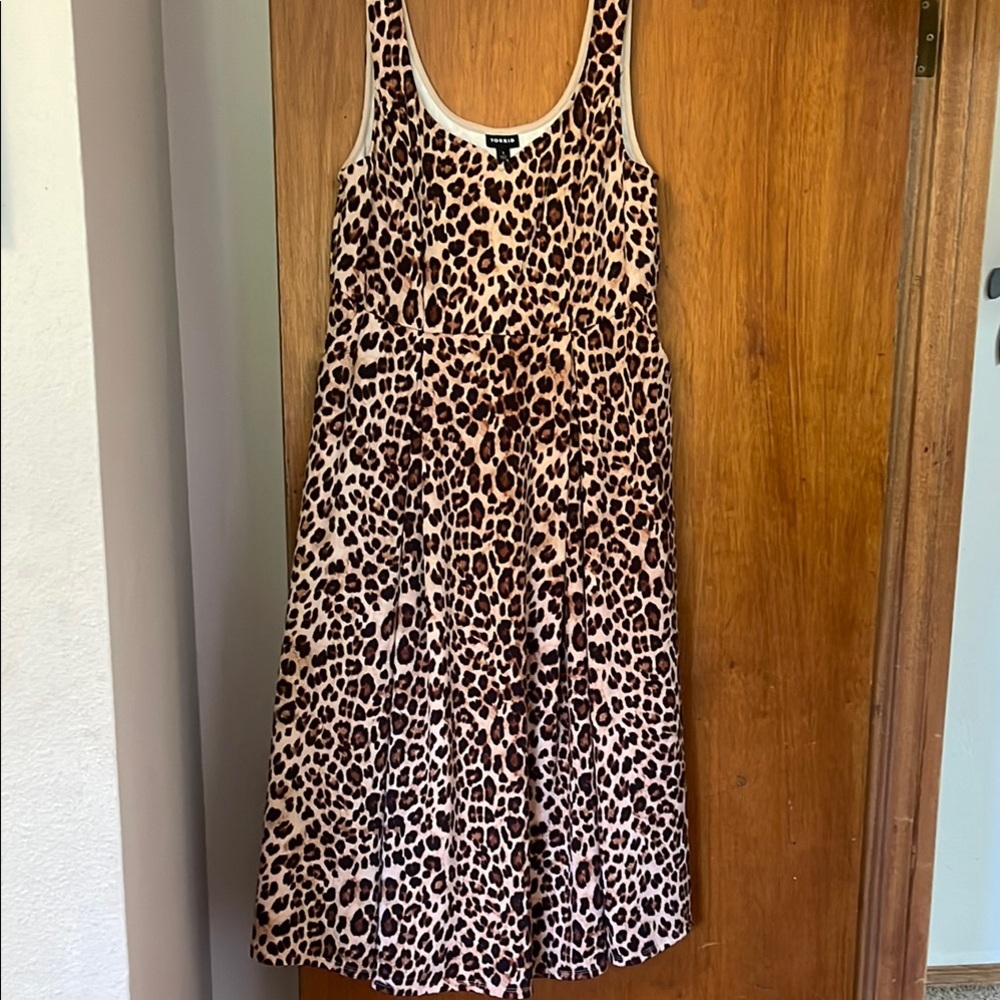 Torrid Brown and Black Sleeveless Maxi Sundress